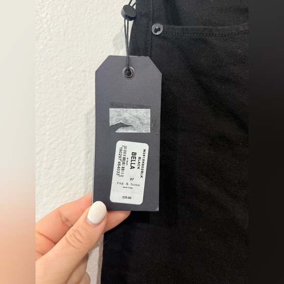 NWT Rag & Bone Bella Flare with Slit Jeans size 27 - Picture 8 of 12